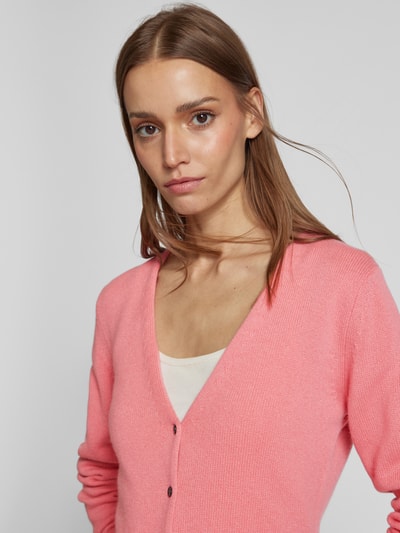 (The Mercer) N.Y. Strickjacke mit V-Ausschnitt Pink 3