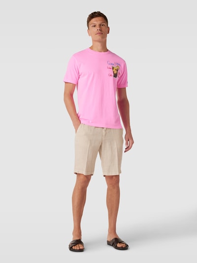 MC2 Saint Barth T-Shirt mit Motiv-Print Pink 1