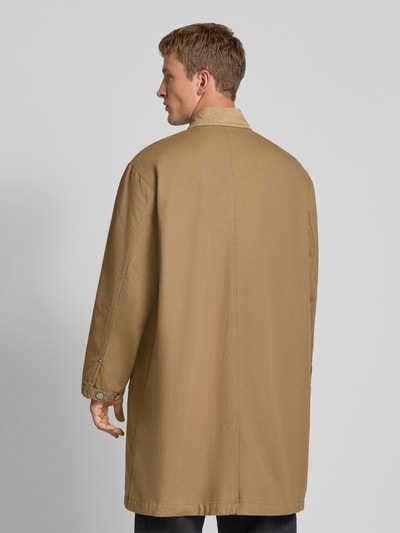 Carhartt Work In Progress Lange jas met labelpatch, model 'Webster' Beige - 5