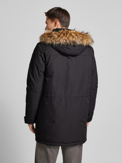 Icepeak Parka mit Kunstfellbesatz Modell 'ALAMOS' Black 5