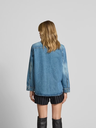Iro Jeansbluse mit Brusttaschen Jeansblau 5
