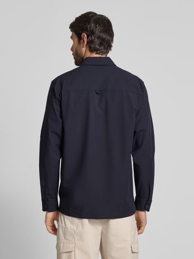 Roy Robson Kurtka koszulowa o kroju regular fit z kieszeniami z patką na piersi Granatowy 5