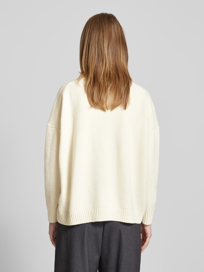 Weekend Max Mara Strickpullover mit Stehkragen Modell 'BORGIA' Offwhite 5