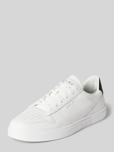 Replay Sneakers van echt leer, model 'POLYS COURT' Wit - 1