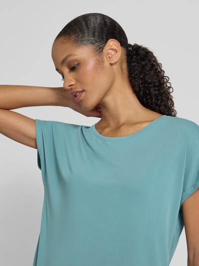 Christian Berg Woman T-shirt z mieszanki modalu z okrągłym dekoltem Morski 3