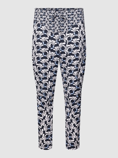 Raffaello Rossi Broek met all-over motief, model 'GIRA' Blauw - 2