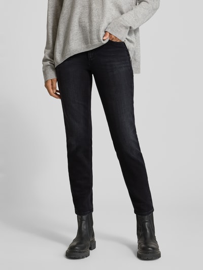 Cambio Slim fit jeans in 5-pocketmodel, model 'PIPER' Antraciet - 4