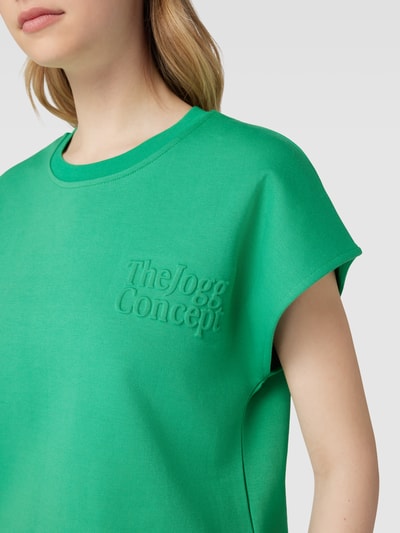 Ophef Uitvoerder Monet TheJoggConcept T-shirt met labeldetail, model 'SELMA' in appeltjesgroen  online kopen | P&C