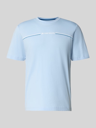 Tom Tailor Regular fit T-shirt van puur katoen Lichtblauw - 2