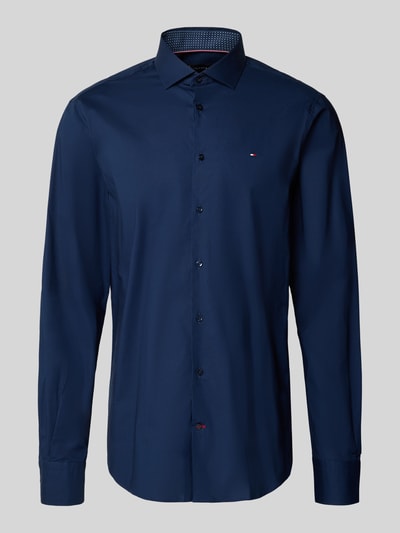 Tommy Hilfiger Tailored Slim Fit Businesshemd aus Baumwoll-Mix Bleu 2
