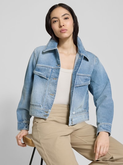 Closed Jeansjacke mit Knopfleiste Jeansblau 3