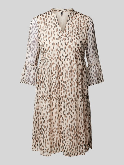 VERO MODA Minikleid im Stufen-Look Modell 'SMILLA' Beige 2