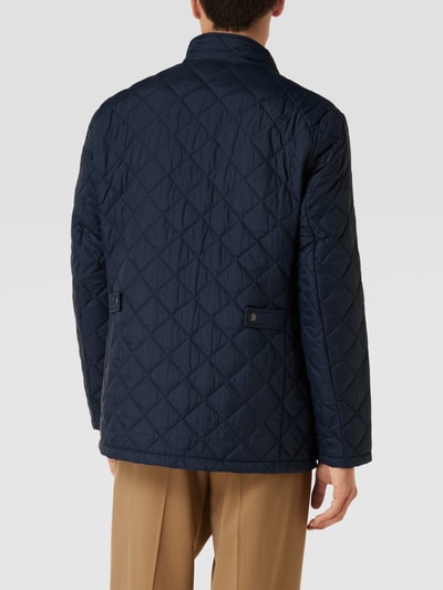 Christian Berg Men Steppjacke mit Stehkragen Marineblau 5