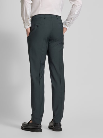 Roy Robson Stretch fit pantalon met persplooien Donkergroen - 5