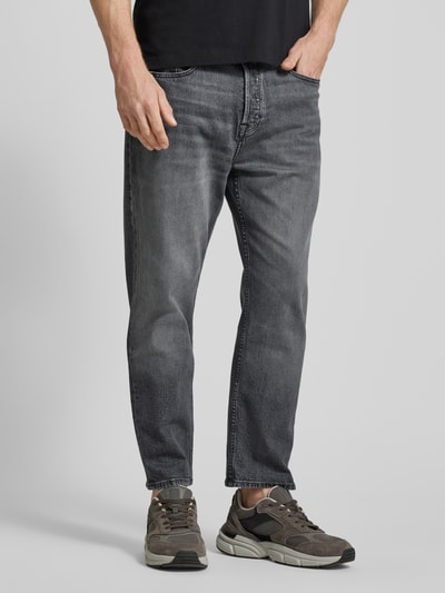 Armedangels Regular fit jeans in 5-pocketmodel, model 'AAUSTIN' Antraciet - 4