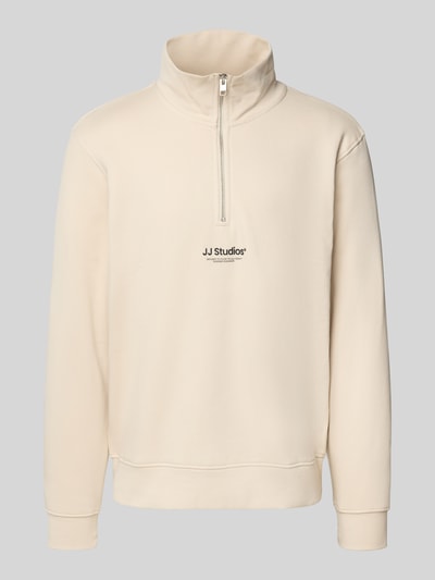 Jack & Jones Schipperstrui met schipperskraag, model 'SOHO' Beige - 2
