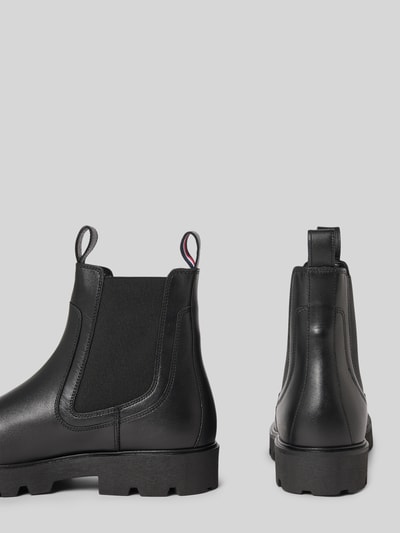 Tommy Hilfiger Chelsea Boots aus echtem Leder Black 2