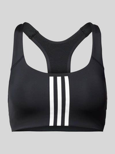 ADIDAS SPORTSWEAR Sportbeha met labeltypische strepen Zwart - 1