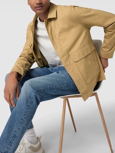 Esprit Collection Overhemdjack met knoopsluiting Zand - 3