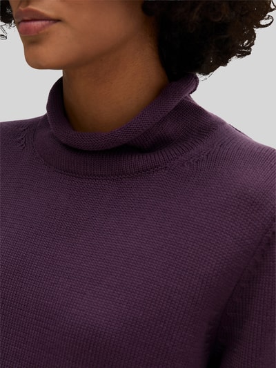 Marc O'Polo Turtleneck aus reiner Baumwolle Pflaume 3