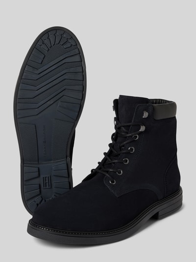 Tommy Hilfiger Boots met labeldetails, model 'CORE' Marineblauw - 4