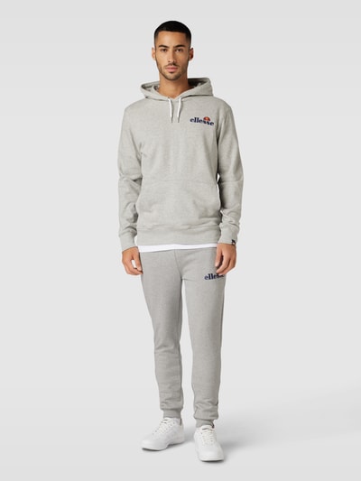 Ellesse Hoodie met labelstitching, model 'PRIMERO' Lichtgrijs - 1