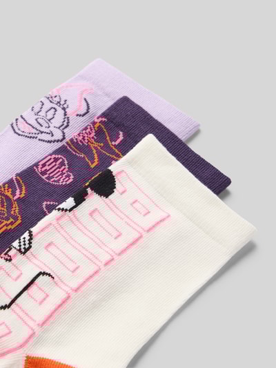adidas Sportswear Socken im Allover-Look im 3er-Pack Flieder 2