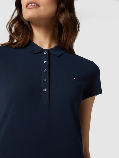 Tommy Hilfiger Koszulka polo o kroju Slim Fit z piki Czarny 3