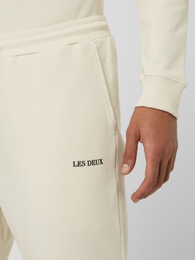 Les Deux Slim Fit Business-Hemd aus Jersey  Offwhite 3