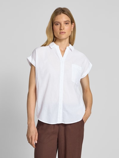 Soyaconcept Regular fit blouseshirt met kapmouwen, model 'DORA' Wit - 4