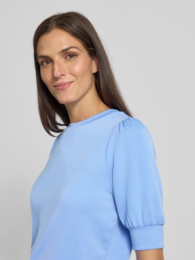 Soyaconcept Sweatshirt met ribboorden, model 'BANU' Lichtblauw - 3