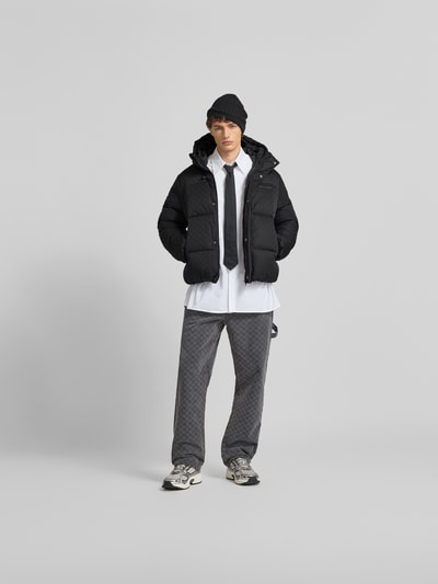 DAILY PAPER Steppjacke mit Kapuze Mittelgrau 1