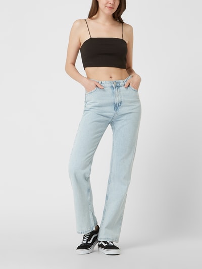 Only Crop Top mit Spaghettiträgern Modell 'Corinna' Black 1