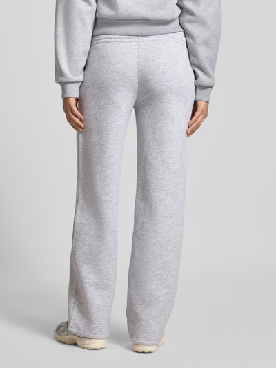 Review Sweatbroek met elastische band Lichtgrijs gemêleerd - 5