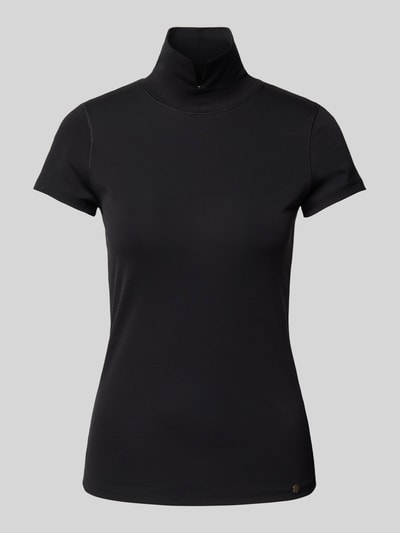 Marc Cain T-Shirt mit Stehkragen BLACK 1