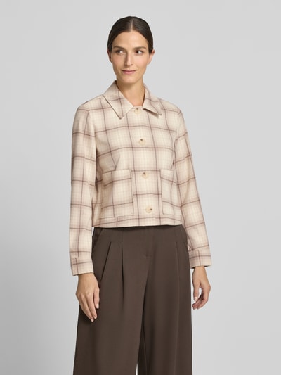 COMMA Kurzblazer mit aufgesetzten Taschen Modell 'LT SEPTEMBER' Beige 4