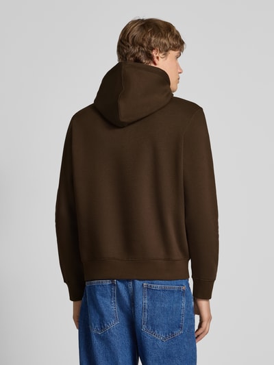 Jack & Jones Hoodie mit Label-Print Mittelbraun 5