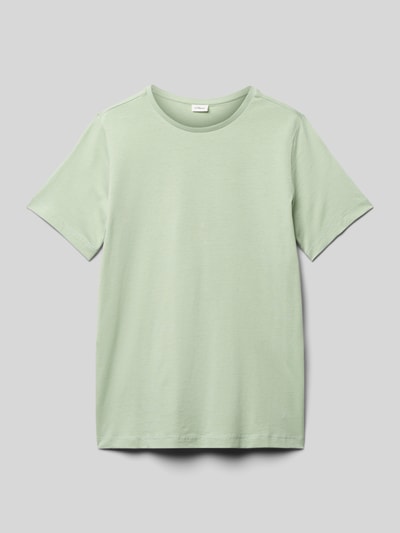 s.Oliver RED LABEL T-shirt o kroju regular fit z czystej bawełny Trzcinowy 1
