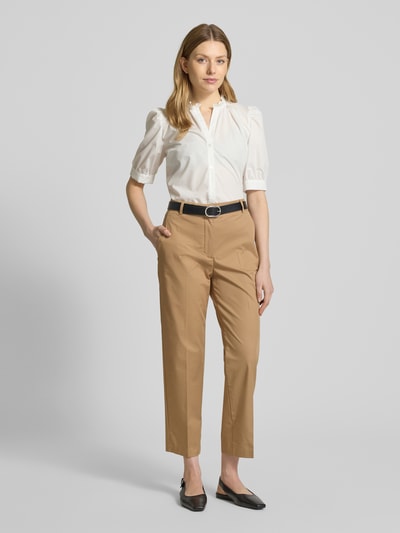 Christian Berg Woman Selection Regular Fit Bluse mit Puffärmeln Weiss 1