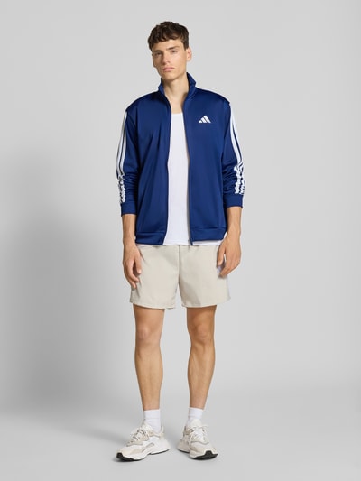 adidas Sportswear Kurtka treningowa ze stójką i wyhaftowanym logo Ciemnoniebieski 1