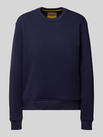 Christian Berg Woman Relaxed Fit Sweatshirt aus Baumwoll-Mix mit Rundhalsausschnitt Dunkelblau 1