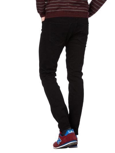 REVIEW Coloured Skinny Fit 5-Pocket-Jeans Black 4