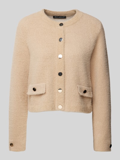 Betty Barclay Cardigan mit durchgehender Knopfleiste Beige 2