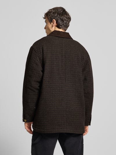 Carhartt Work In Progress Kurtka z kołnierzykiem typu kent Ciemnobrązowy 5