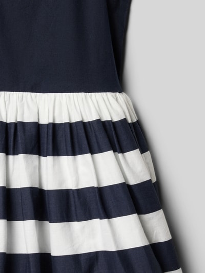 Blue Seven Jurk met ronde hals Marineblauw - 2