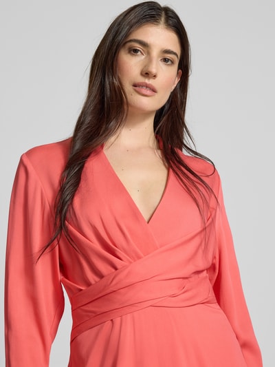 BOSS Minikleid in Wickel-Optik Modell 'Dimkai' Pink 3