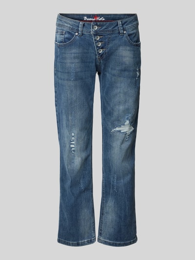 Buena Vista Straight Leg Jeans mit verkürztem Schnitt Modell 'Malibu' Blau 1