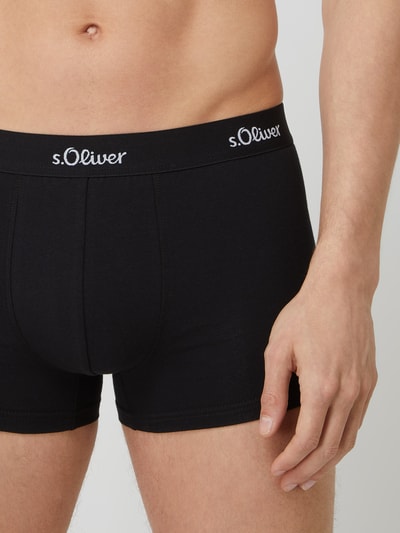 s.Oliver RED LABEL Trunks mit Stretch-Anteil im 3er-Pack Black 2