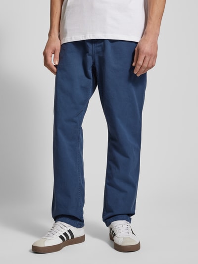 Carhartt Work In Progress Relaxed Fit Hose mit elastischem Bund Modell 'FLINT' Marine 4