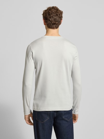 Marc O'Polo Shaped fit shirt met lange mouwen van puur katoen Lichtgrijs - 5